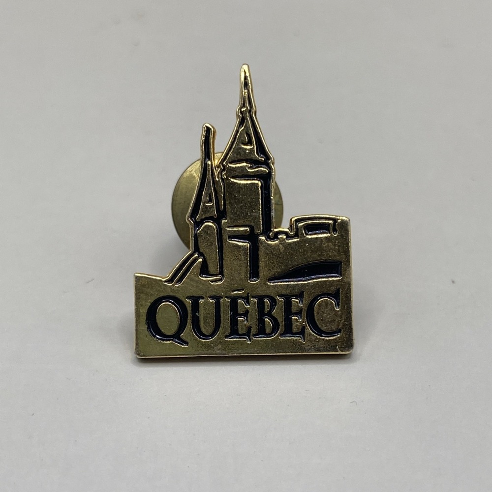 Quebec Canada Building Travel‎ Souvenir Lapel Hat Pin